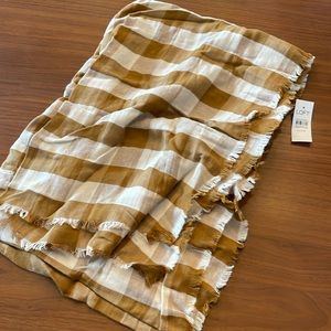 NWT Gingham Scarf